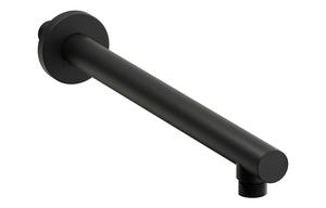 Abode Euphoria Wall Mounted Circular Shower Arm - Matt Black
